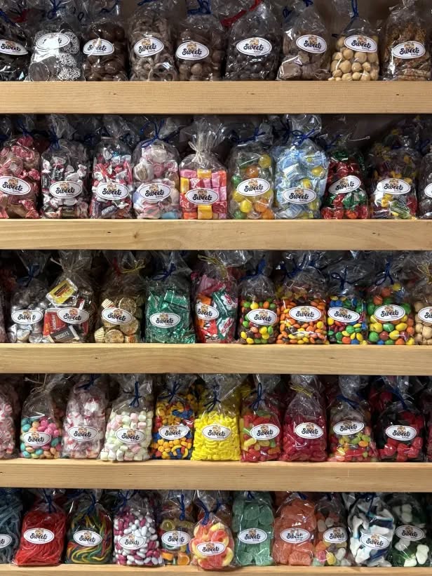 Italian imported candy and sweets selection